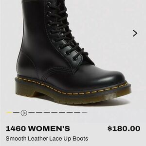 Dr. Martens Women's Black Lace Up Boots